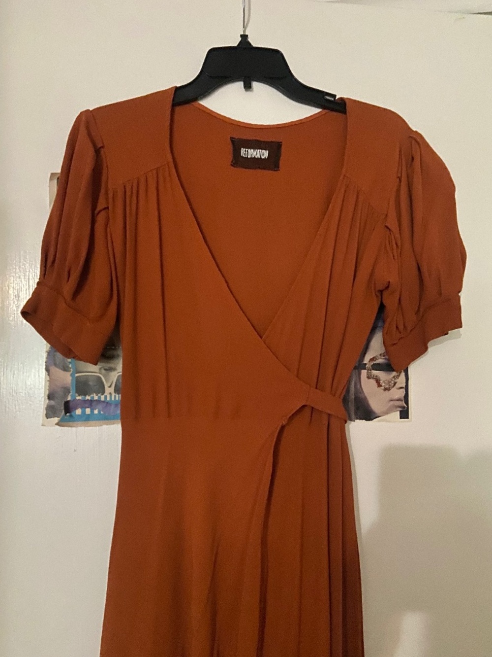 Reformation wrap dress